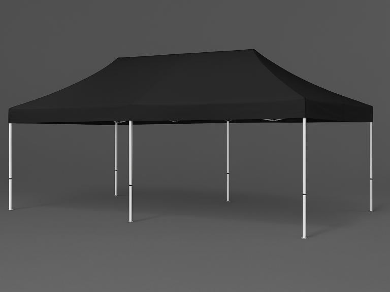 Schwarze Steuereinheit mit vier Tasten und Beschriftungen für Batteriefächer.